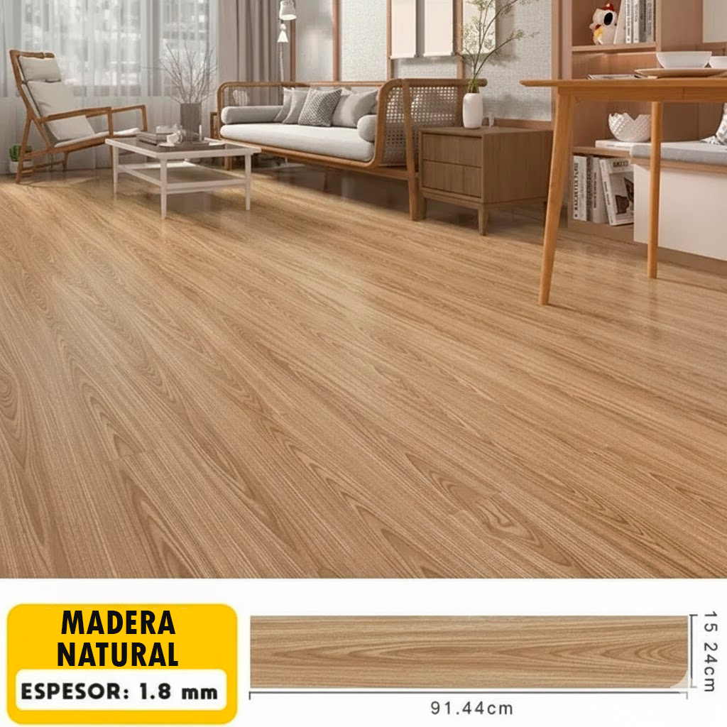 Piso adhesivo de PVC