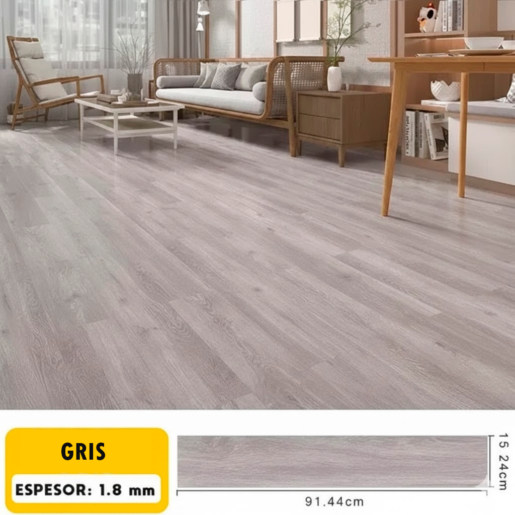 Piso adhesivo de PVC